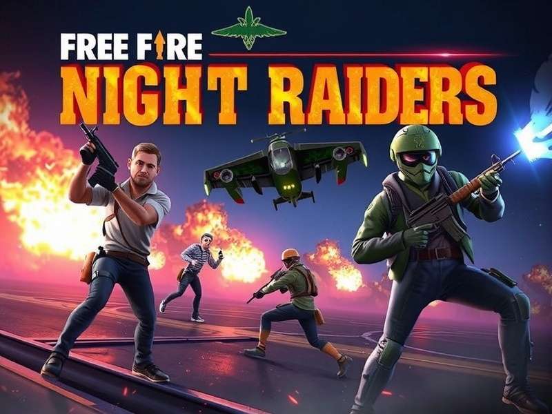 Free Fire Night Raiders night battle gameplay Free Fire Night Raiders intense night combat scene